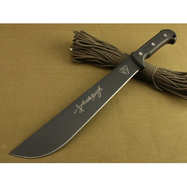 安大略—签名版野营刀（喷吵黑色）