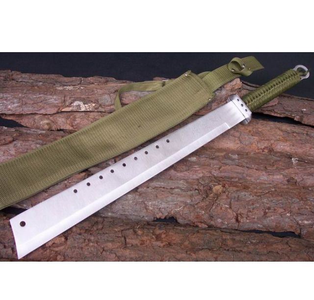 方头扎带九环刀