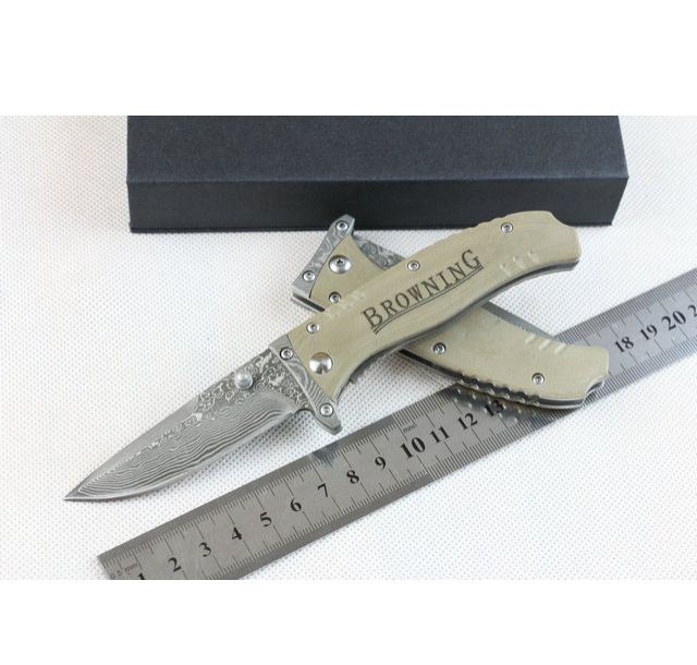 勃朗宁F107大马士革折刀