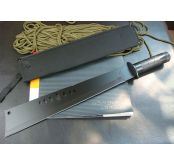 铁管开山刀平头黑色