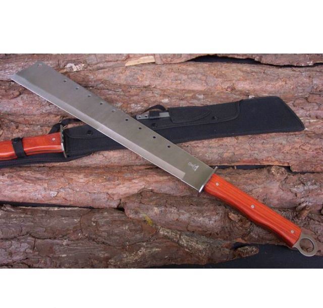 方头木柄九环刀