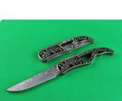 大马士革梅花折刀