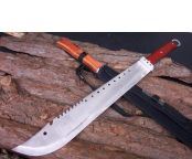 尖头木柄九环刀