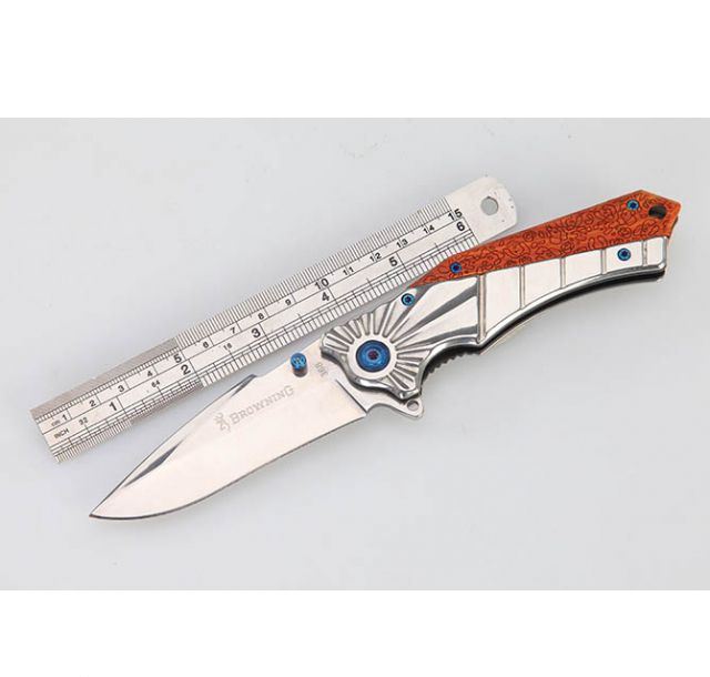 勃朗宁368白镜光快开折刀