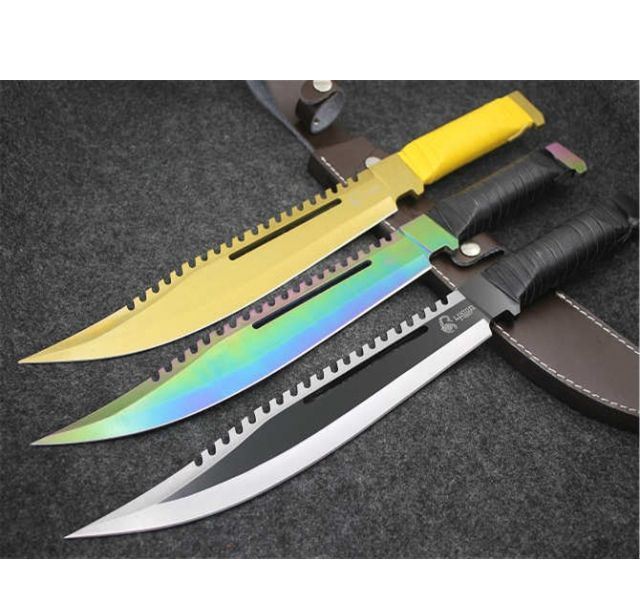 蝎子丛林开山刀（金色、彩钛) 