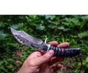 余月秃鹰大马士革猎刀