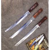 潘大师贵酸枝手工三美武士刀