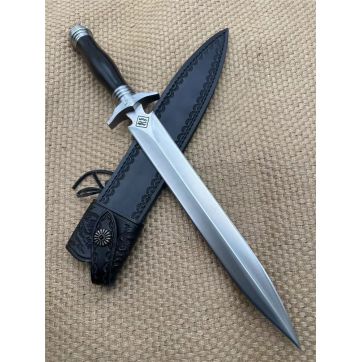 刀奴大号螺旋双锋直刀