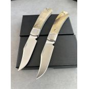 牛角无锁口袋折刀