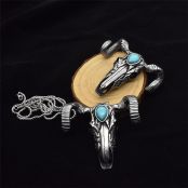 大马士革绿松石羊头手刺