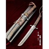 大马士革本州祥云武士直刀