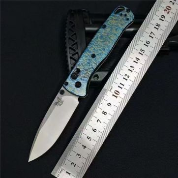 蝴蝶535BK闪电纹折刀