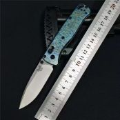 蝴蝶535BK闪电纹折刀