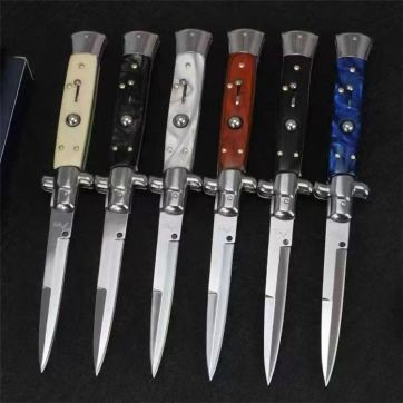 意大利黑手党AKC10寸侧开跳刀