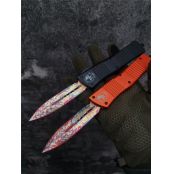 微技术火焰纹地狱犬大龙直出跳刀