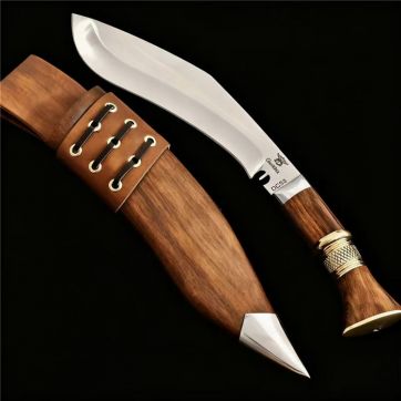 尼泊尔廓‮喀尔‬金装反曲狗腿弯刀