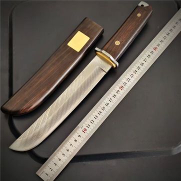 大马士革黑金直刀