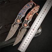 大马士革麒麟折刀