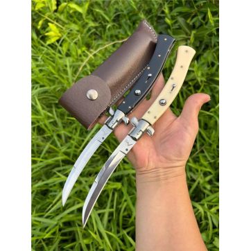 意大利黑手党11寸赌徒弯款侧开跳刀